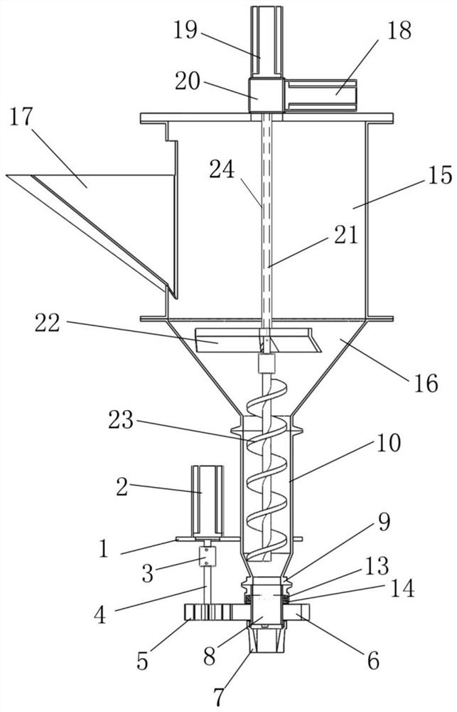 A nozzle device and control method for architectural 3D printing