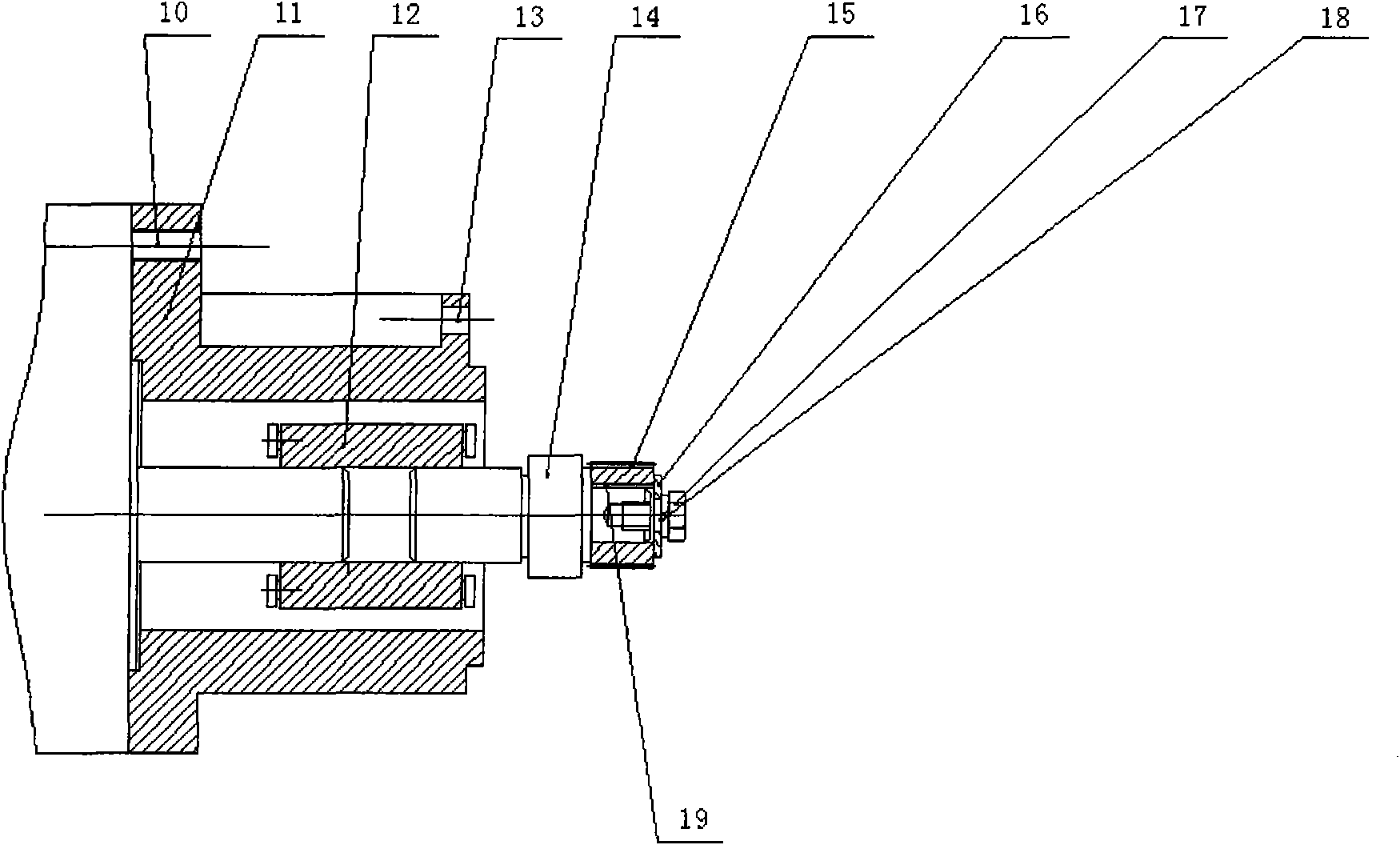Face gear numerical control machining device and machining method