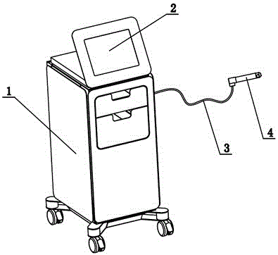 Ballistic extracorporeal shock wave therapeutic instrument