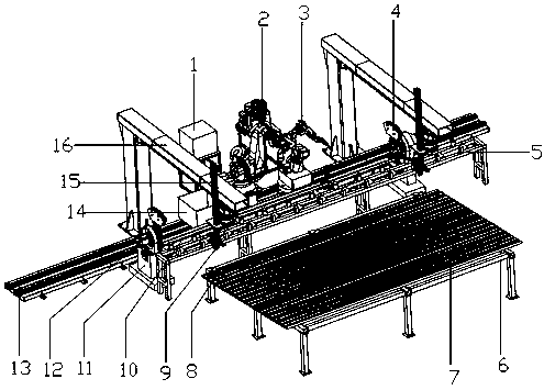 Steel pipe mounting bracket welding equipment