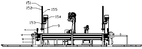 Steel pipe mounting bracket welding equipment