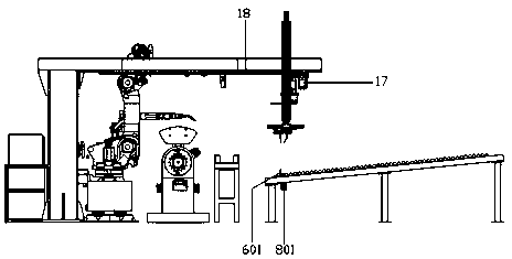 Steel pipe mounting bracket welding equipment