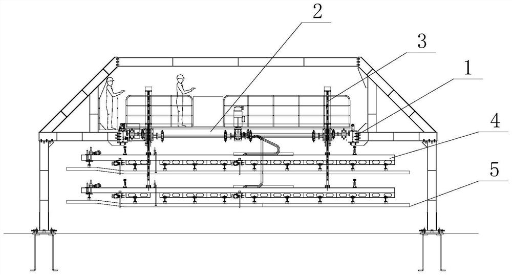 Novel frame boundary beam high-speed transfer mechanism