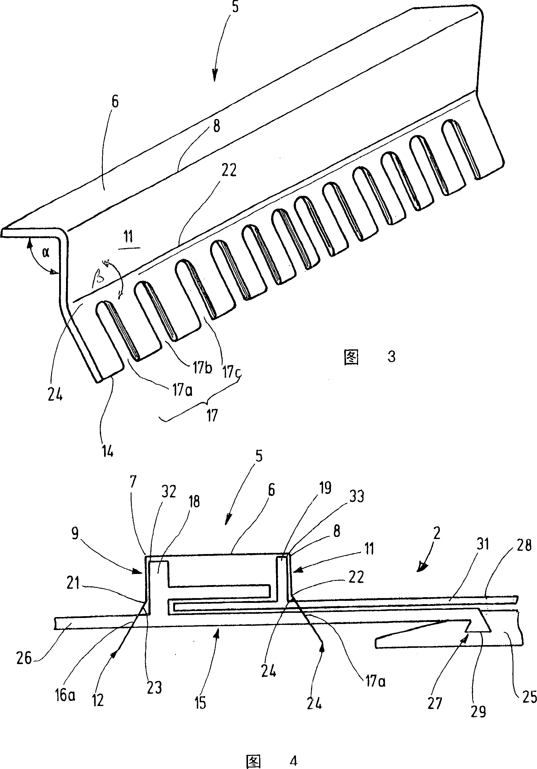 Tool carriage for composite needle and transferring component