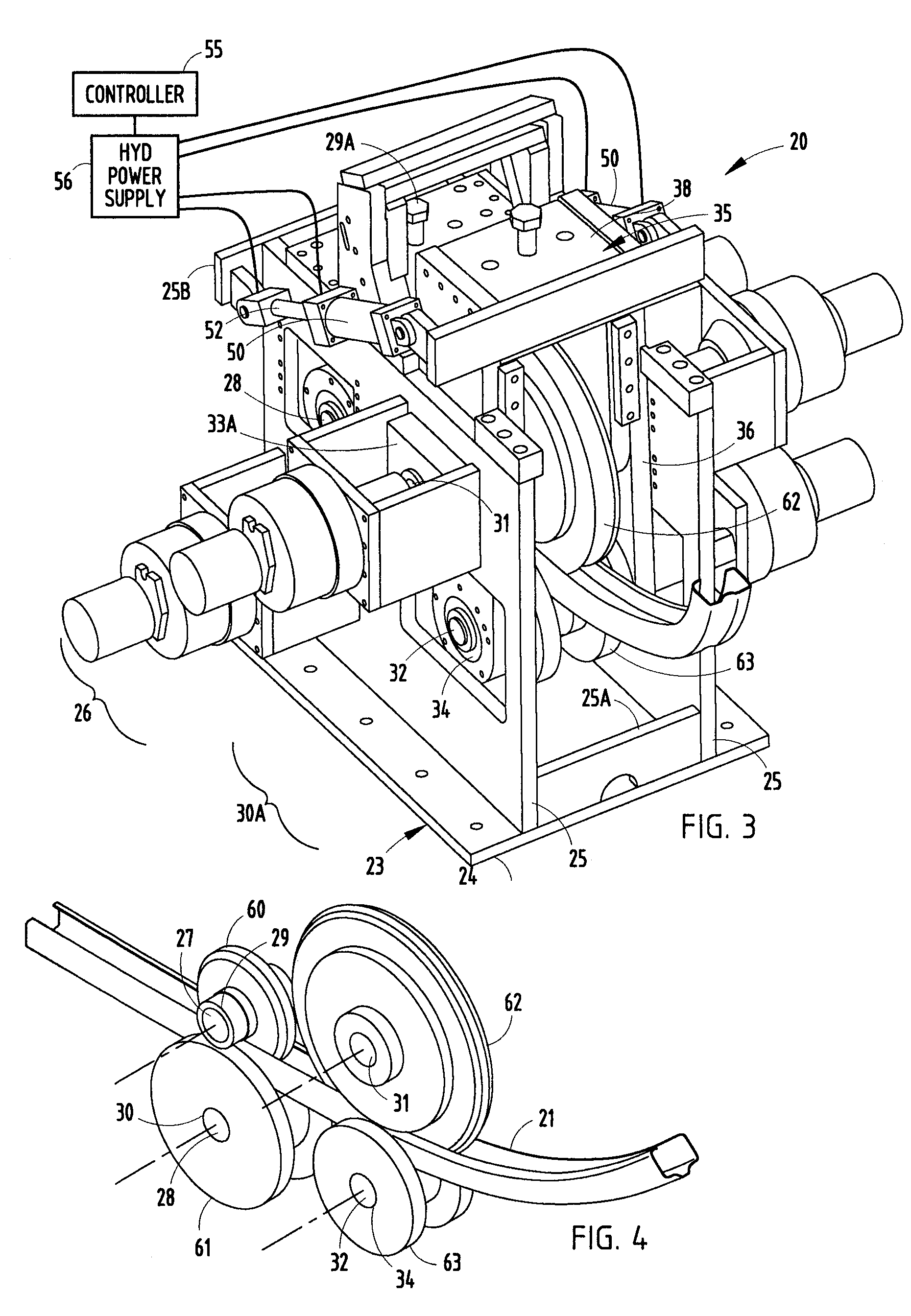 Roll-former apparatus with rapid-adjust sweep box