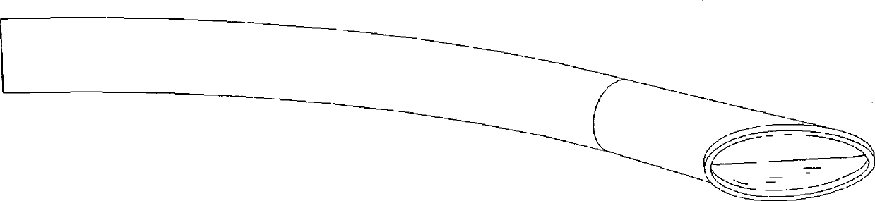 Artificial blood vessel with bias current guide