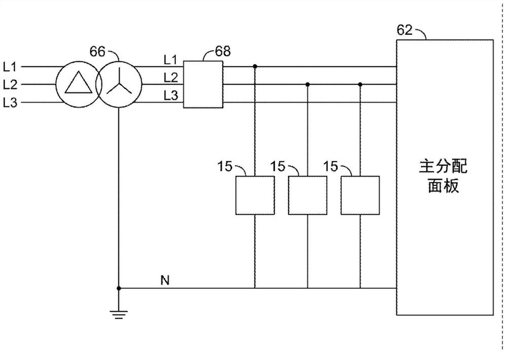 Overvoltage protection device including multiple varistor chips