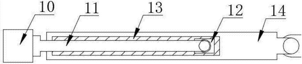 Three-stage sorting device for castanea mollissima