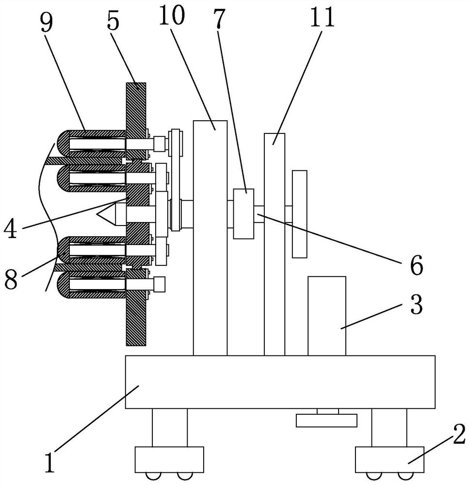 Steel pipe end rounding device