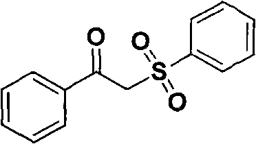 Novel method for preparing 1-phenyl-2-benzene sulfonyl acetophenone