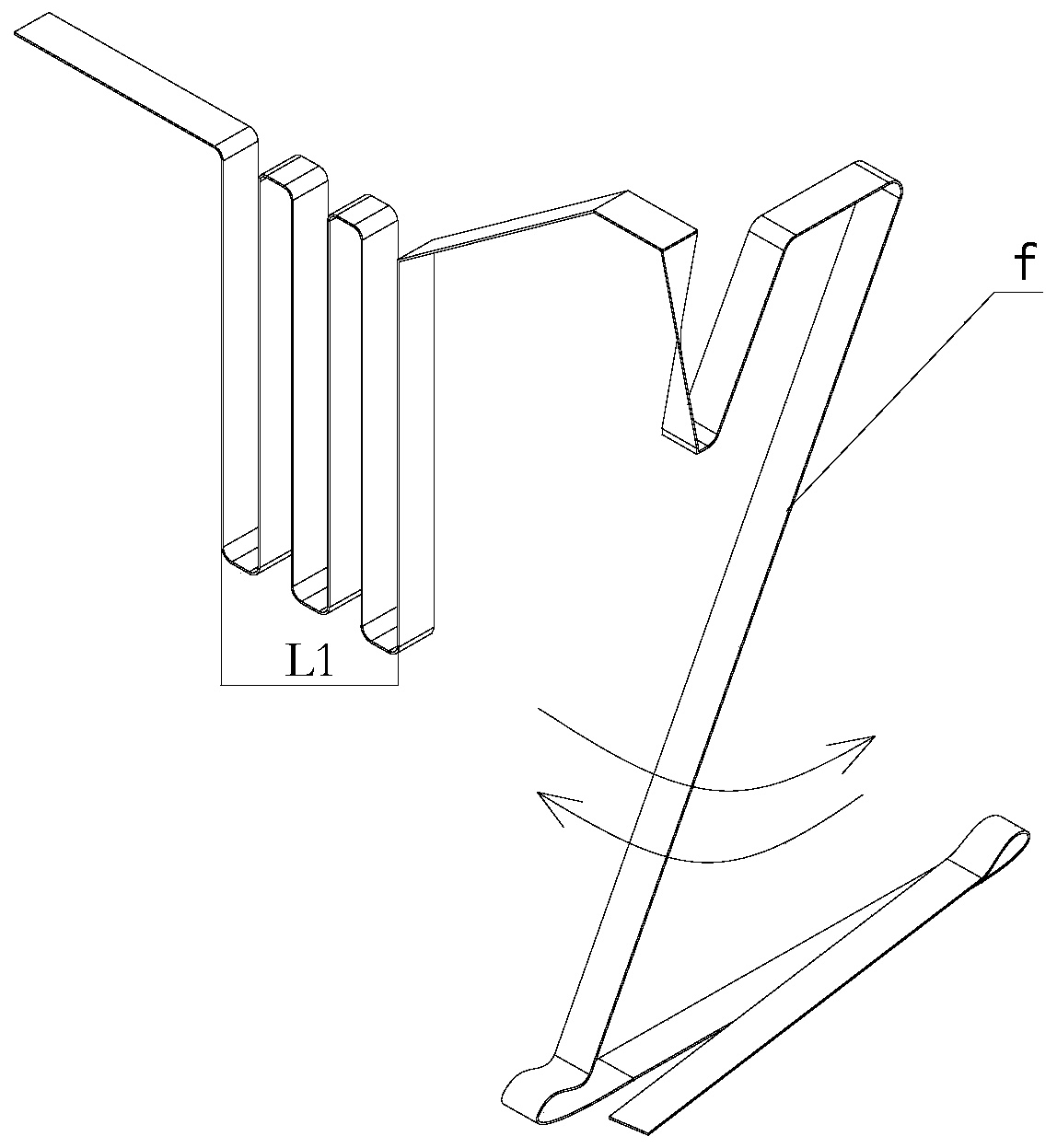 Box type winding device for belt material storage