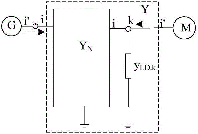 Power system short circuit current attenuation calculating method based on coordinate transformation