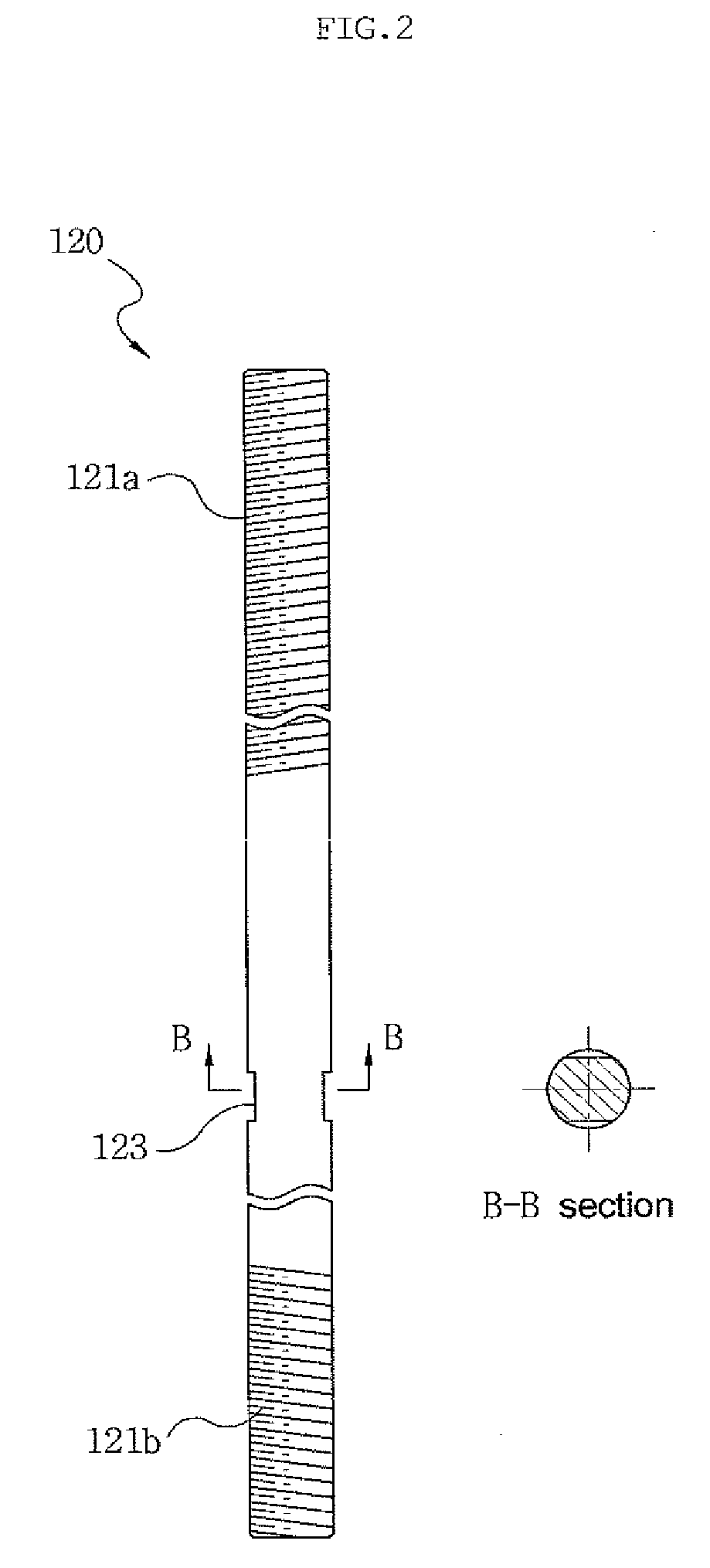 Stack fastening device