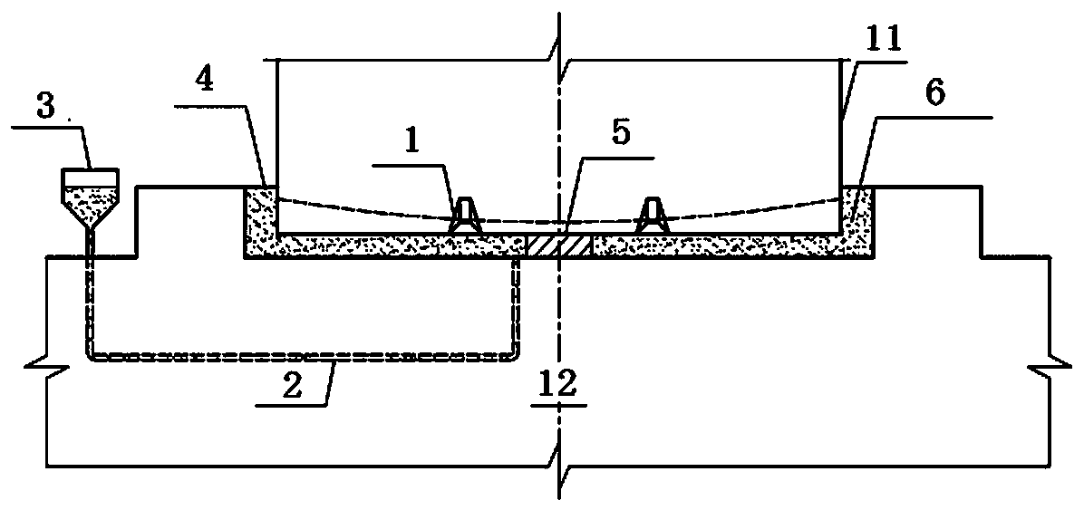 Precast segmental prier component horizontal joint grouting and exhausting structure and grouting method