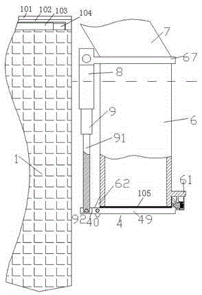 Solar-powered and anti-collision water drawing pipe device of pumping station