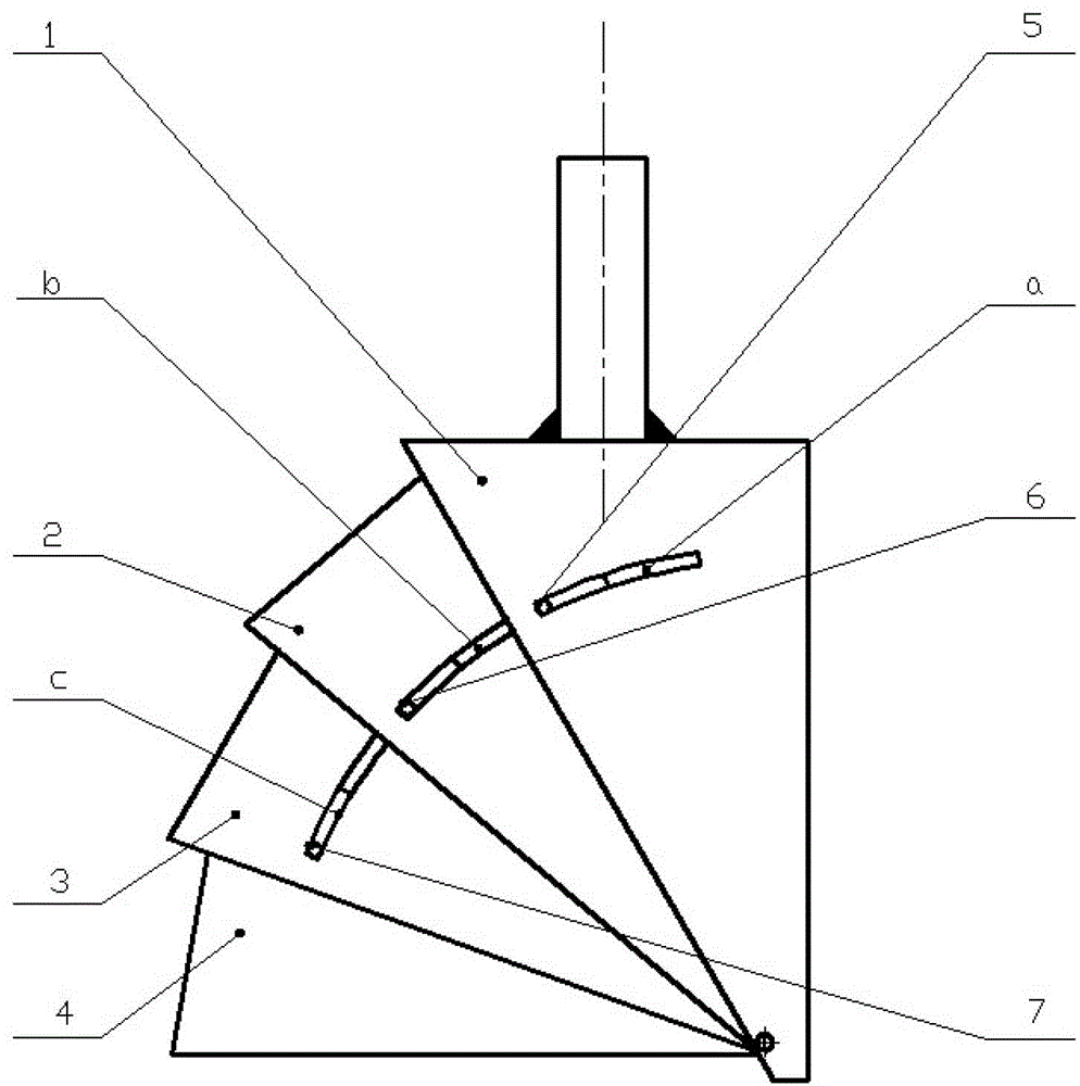 Foldable bucket for excavating garbage in water drainage ponds