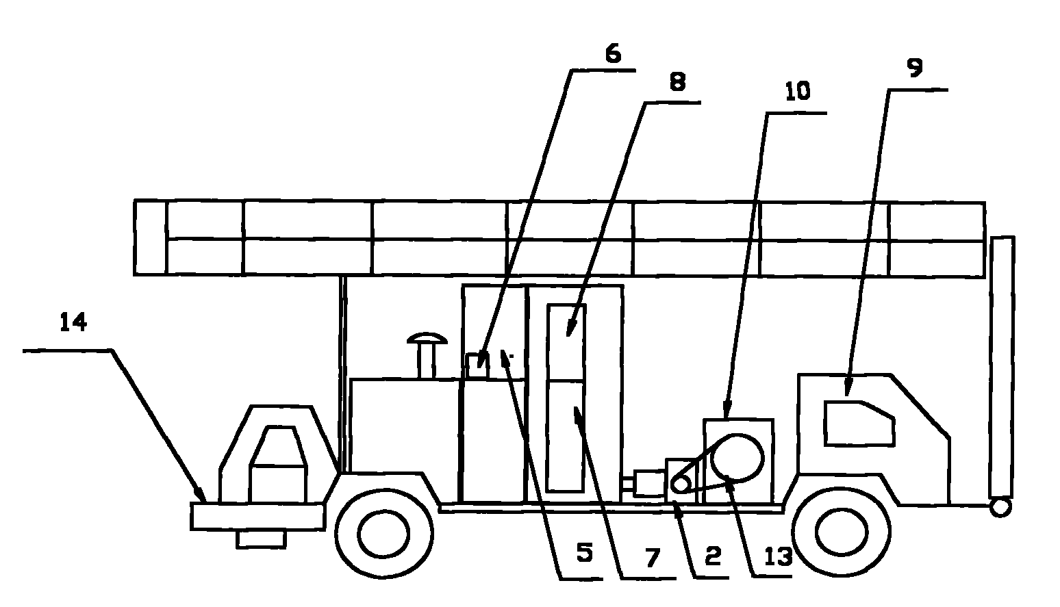 Oil/electric integrated power wheel-type workover rig