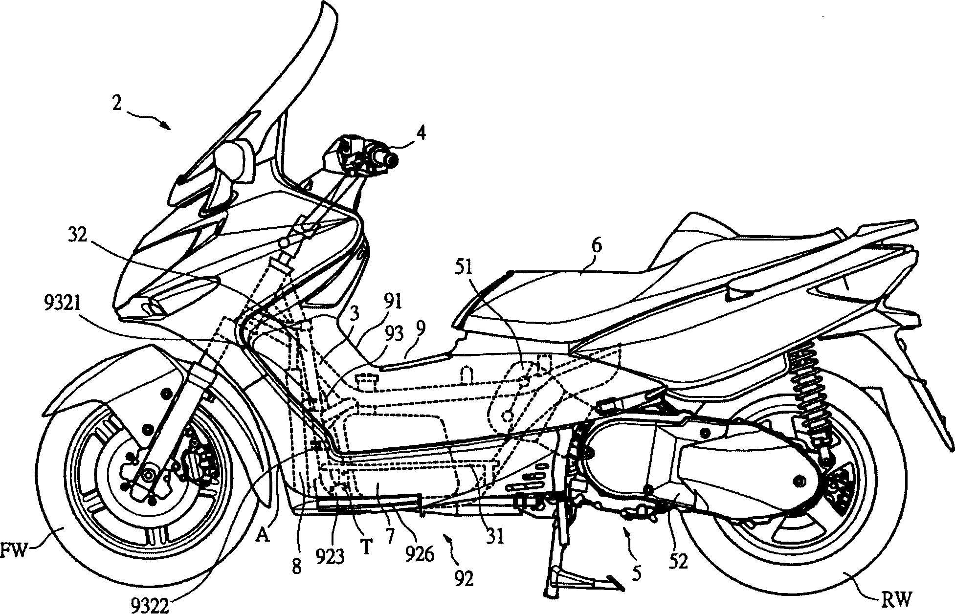 Dustproof thermal insulator of motorcycle
