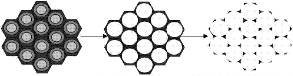 Novel aluminum material with microscale self-driven dropwise condensation function and preparation method thereof