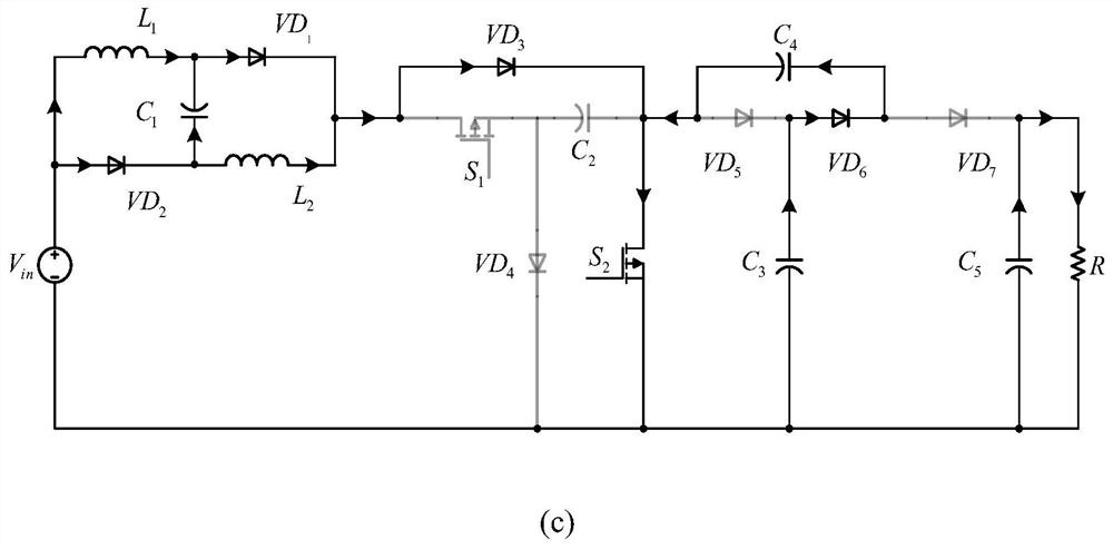 Capacitor clamping H-type boost converter based on switch inductor/capacitor