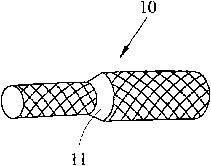 Blood vessel stent device and use method thereof