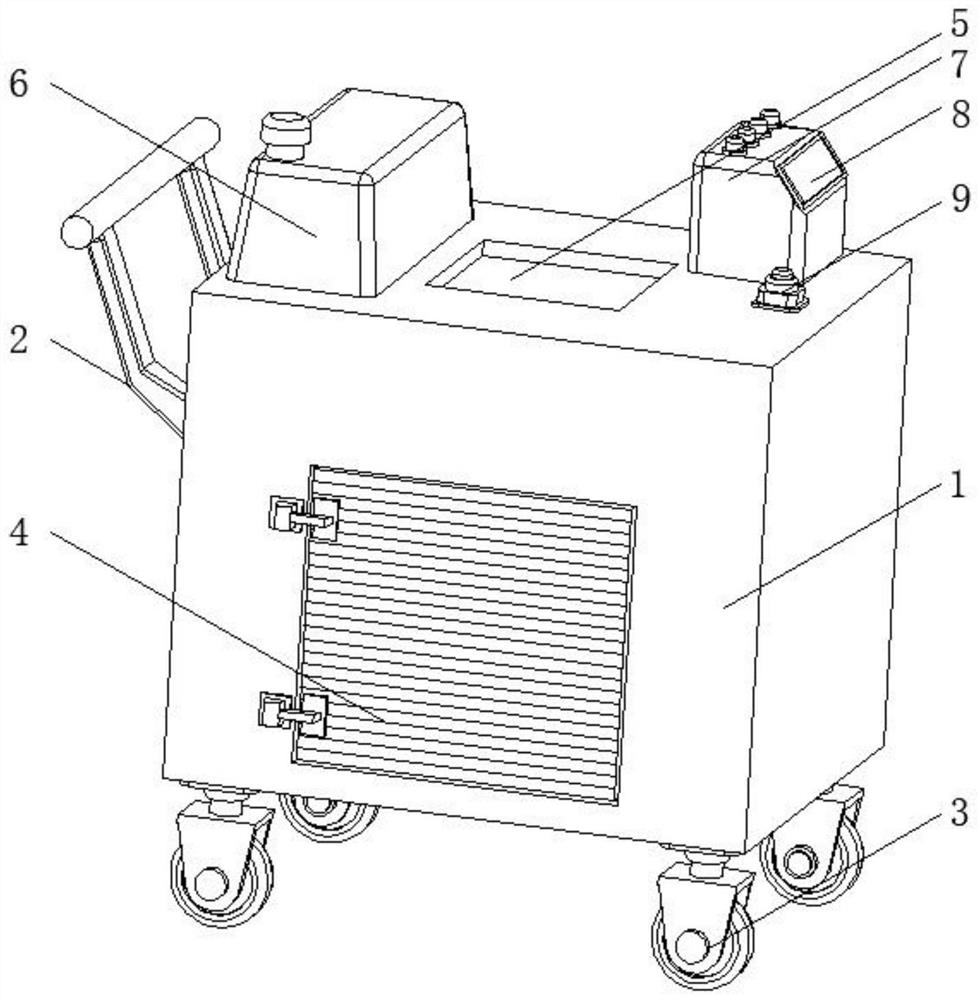 Anti-infection isolation device for clinical medicine