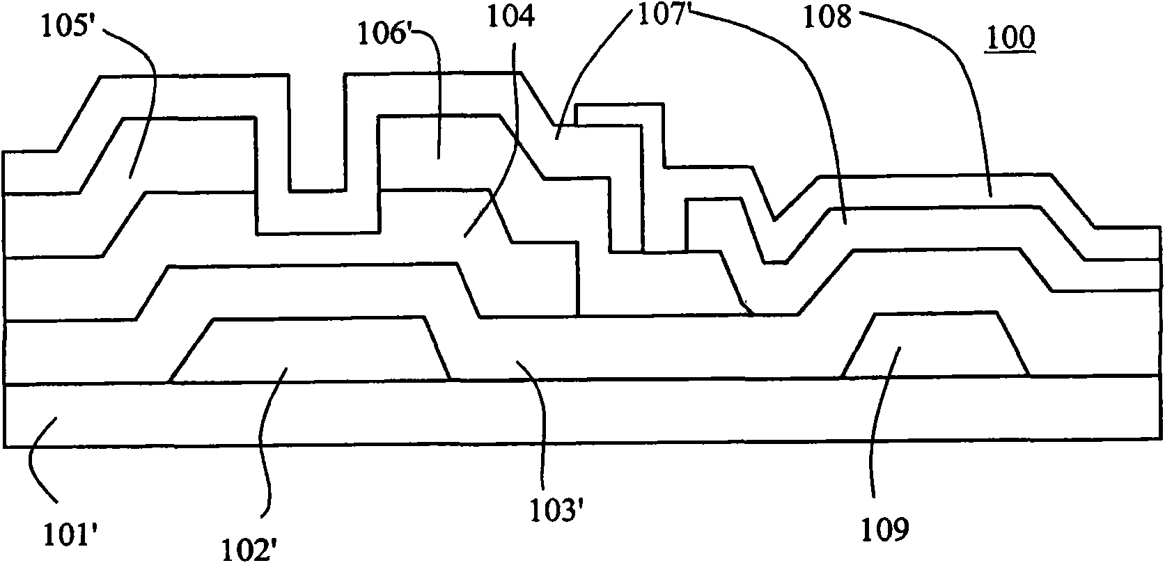 Thin-film-transistor array substrate and forming method thereof