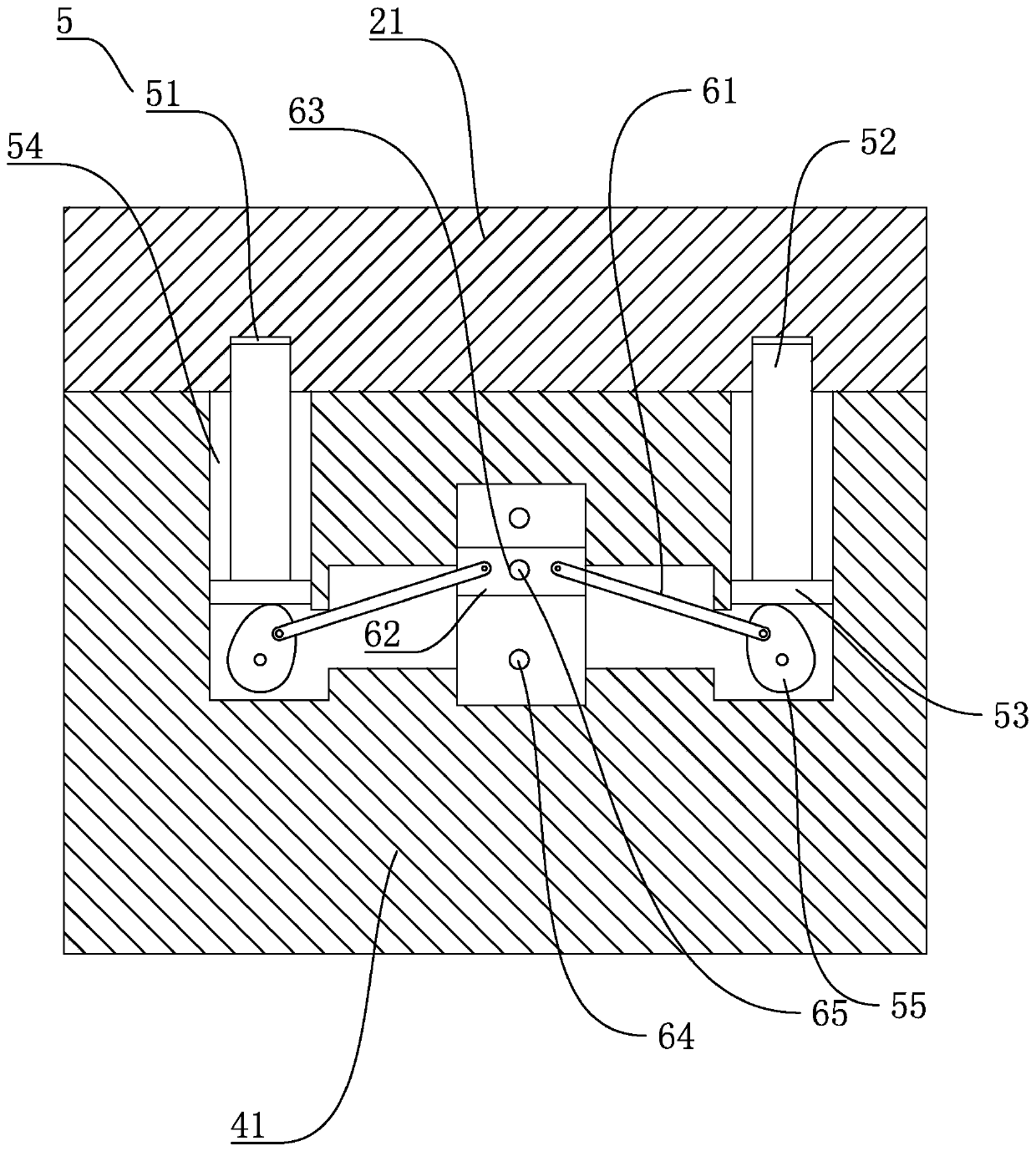 High-performance mobile gas intake unit for gas engine