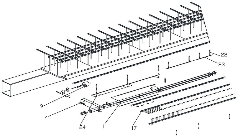 Rope feeding device and embroidery machine