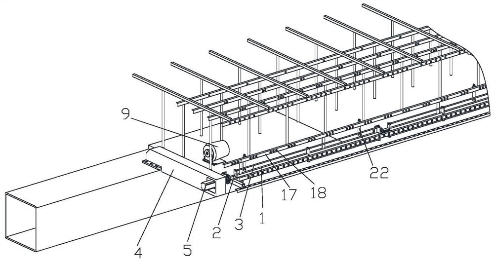 Rope feeding device and embroidery machine