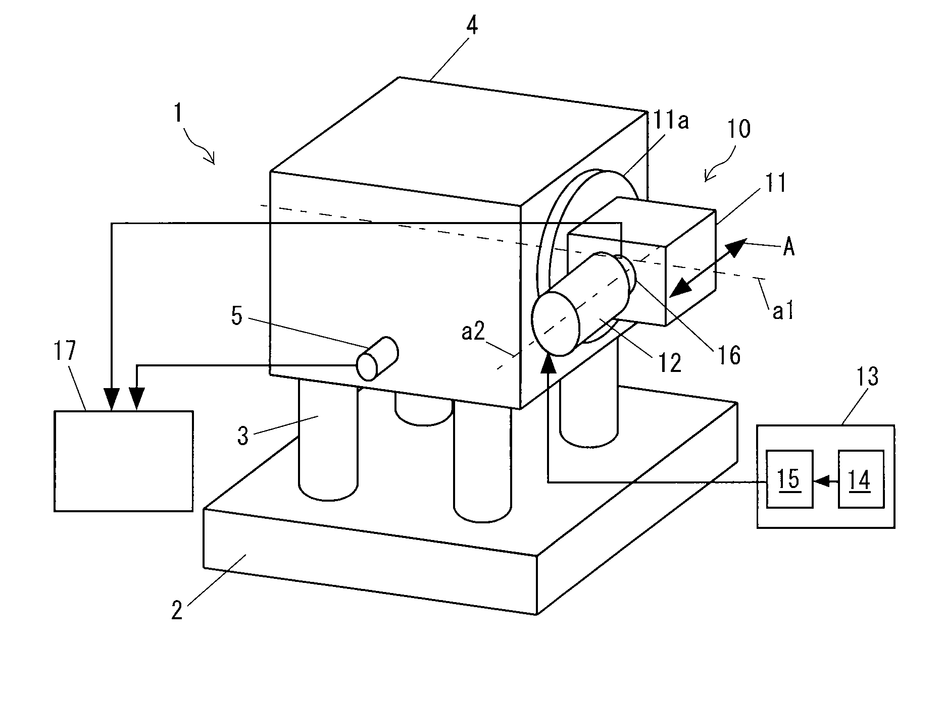 Reference vibrator for an unbalance measurement device