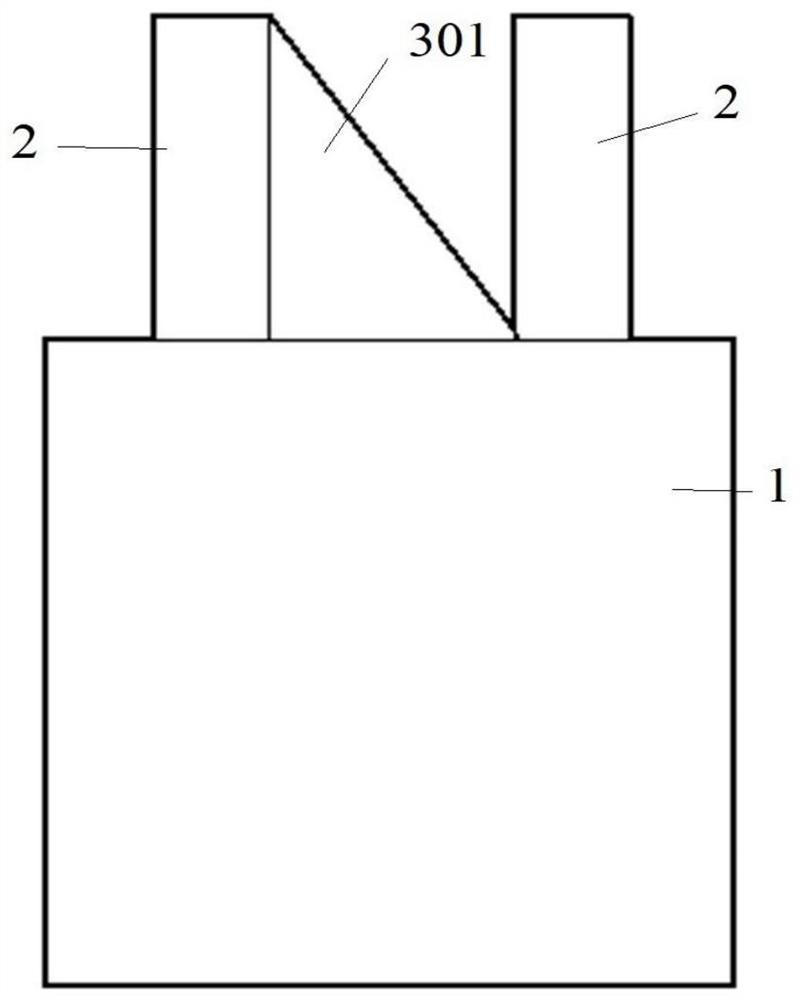 Sliding block structure for preventing horizontal displacement of bridge support