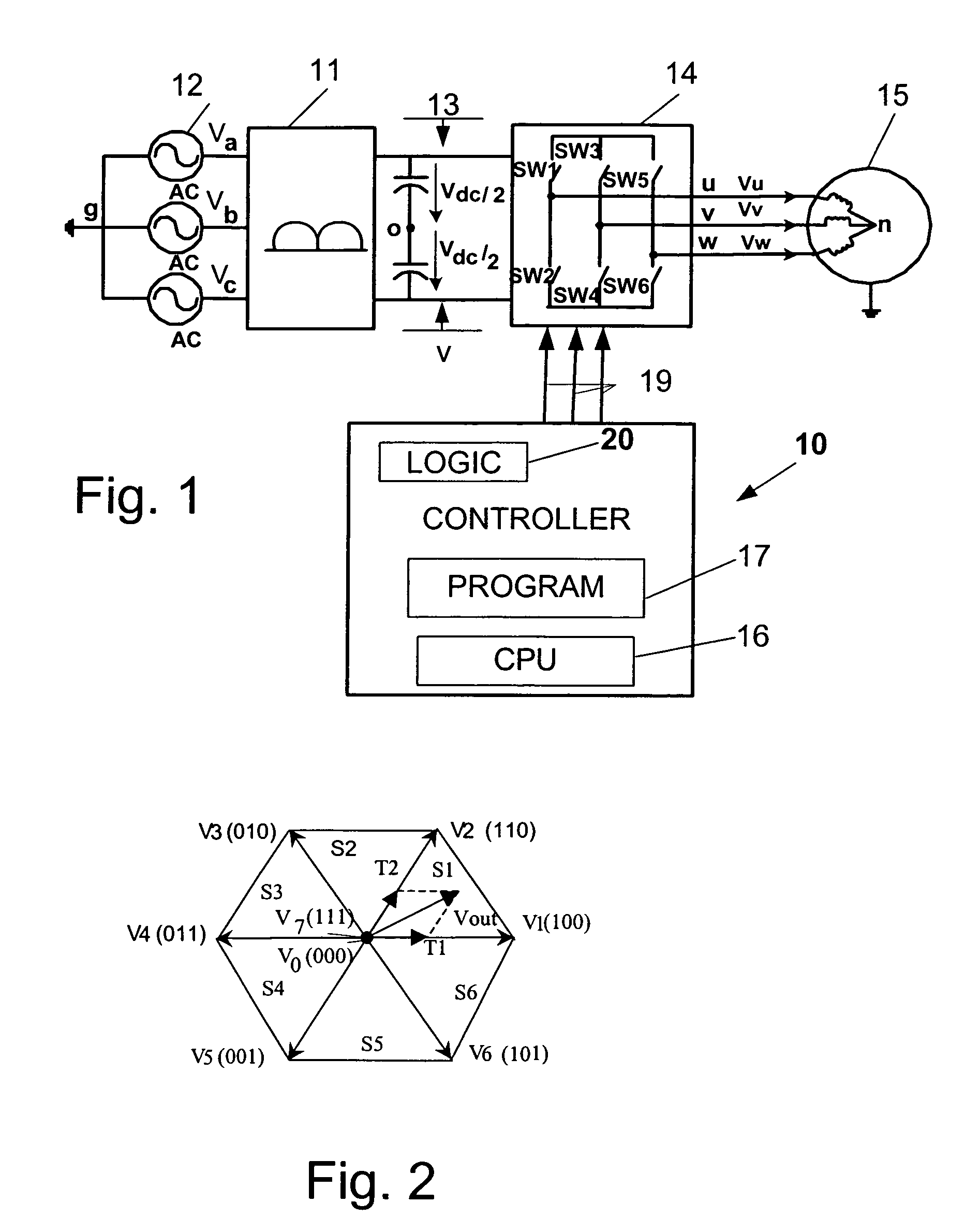 Modulation methods and apparatus for reducing common mode voltages