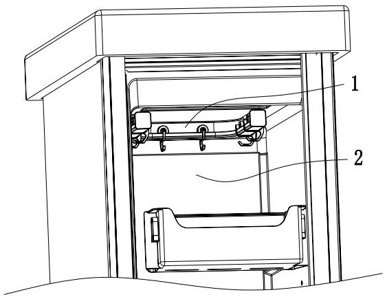 Refrigerator hanger and refrigerator with the refrigerator hanger