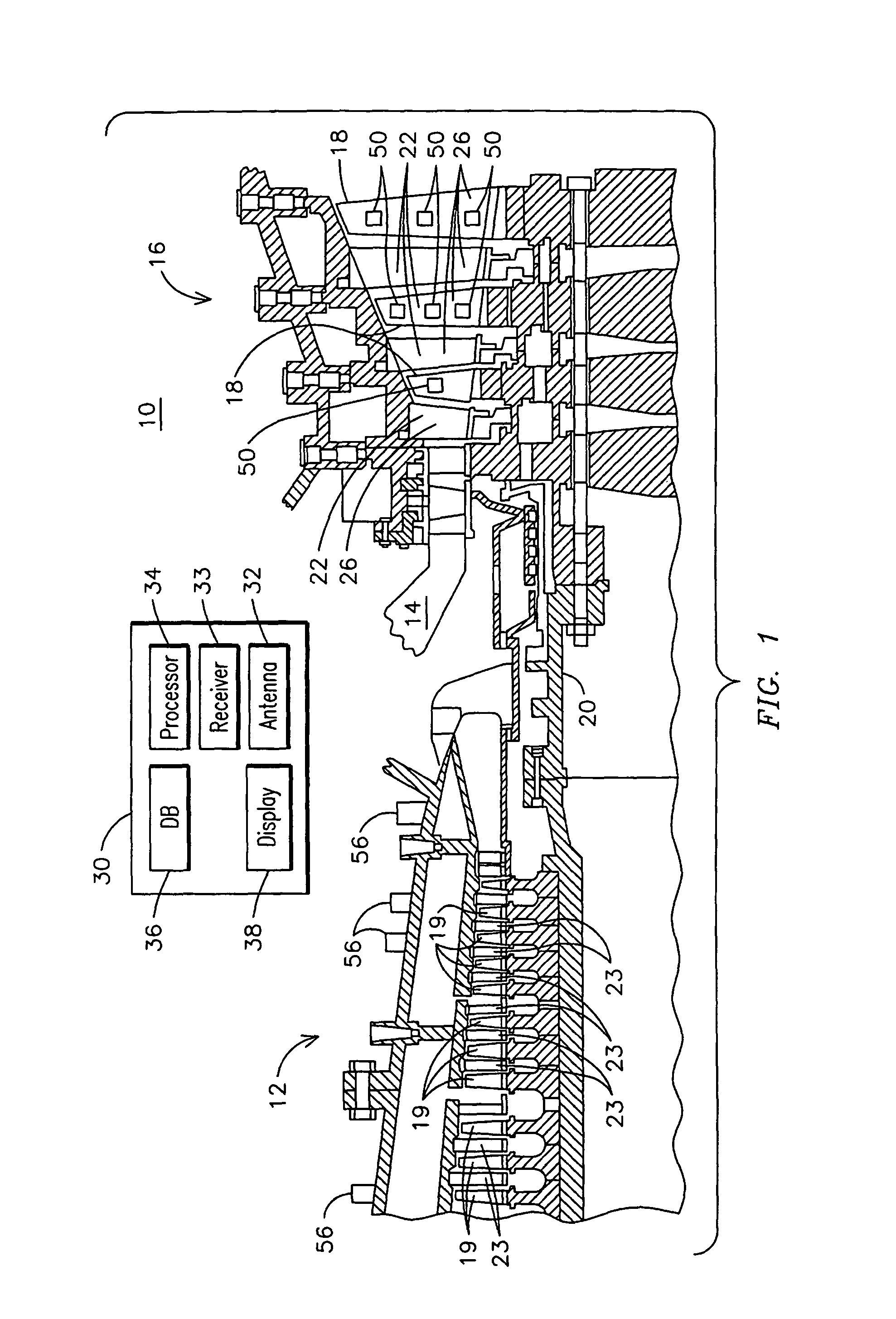 Instrumented component for use in an operating environment