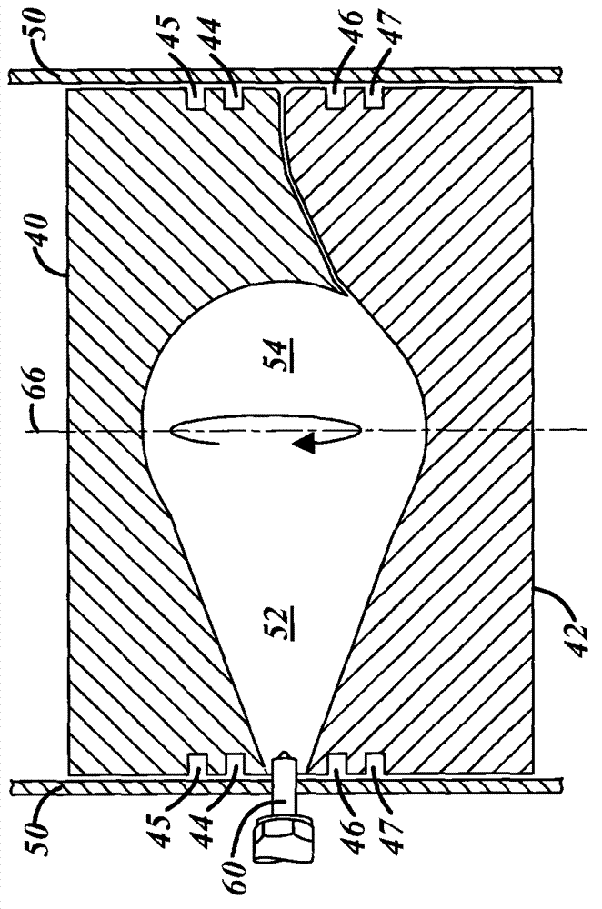 Tumble-flow accelerating combustion chamber