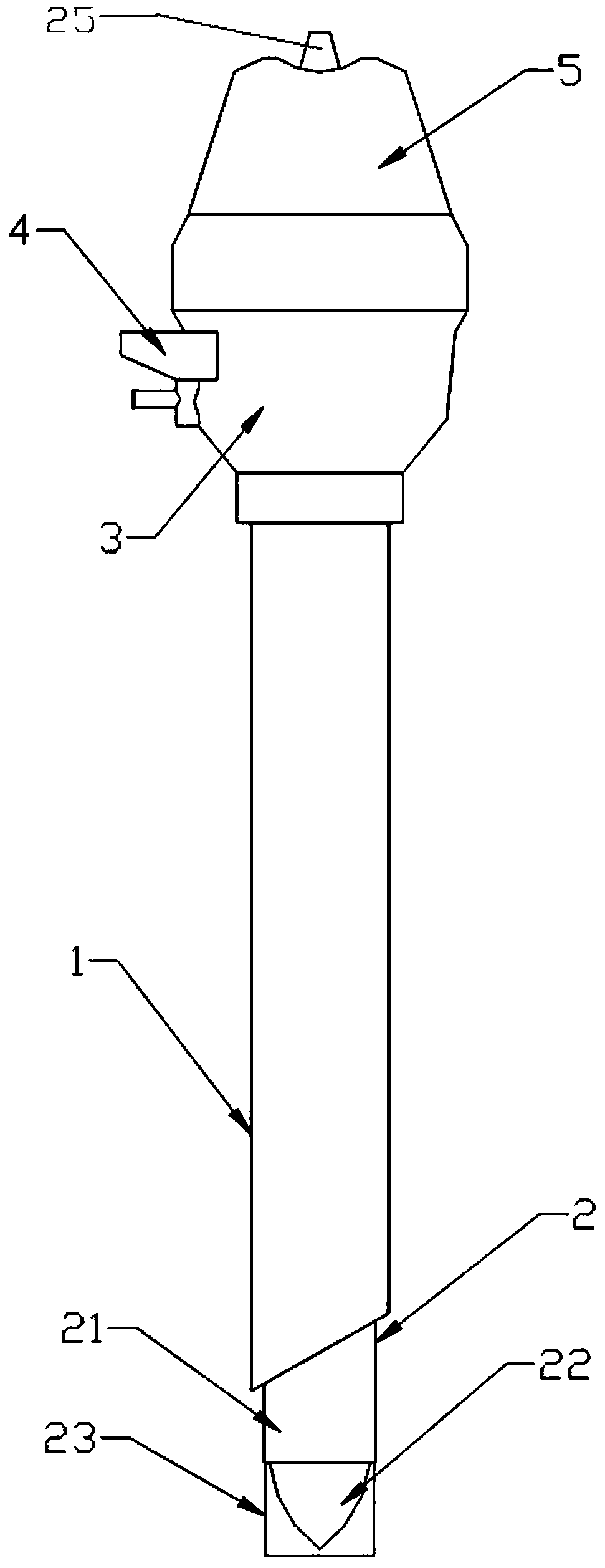 Hole-reducing laparoscope puncture outfit with protective sleeve