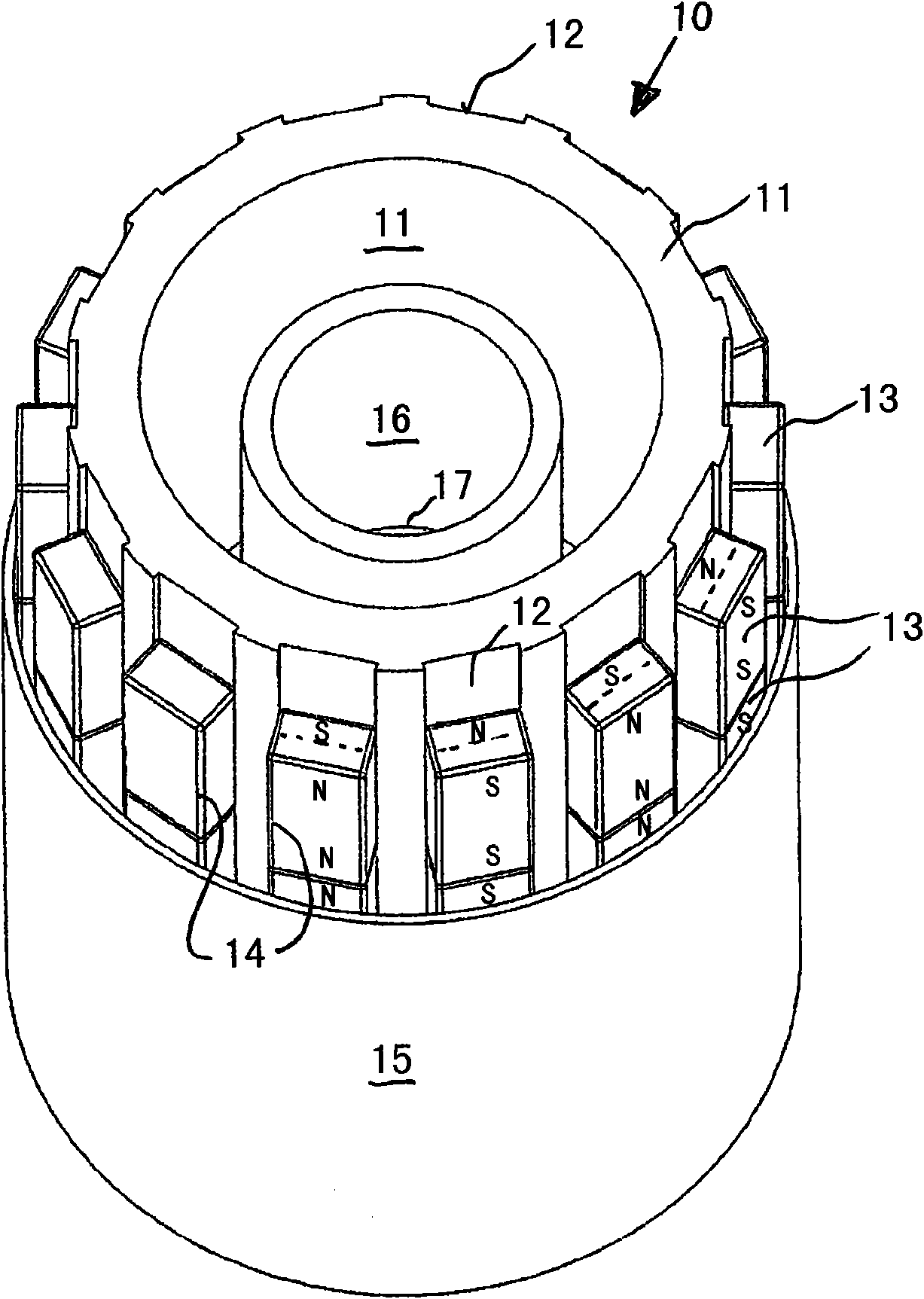 Magnetic drive arrangement