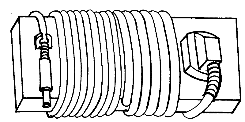 Wire collecting and fixing device of charger