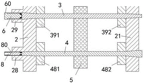 Carrying and locking assembly of stabilizing bracket
