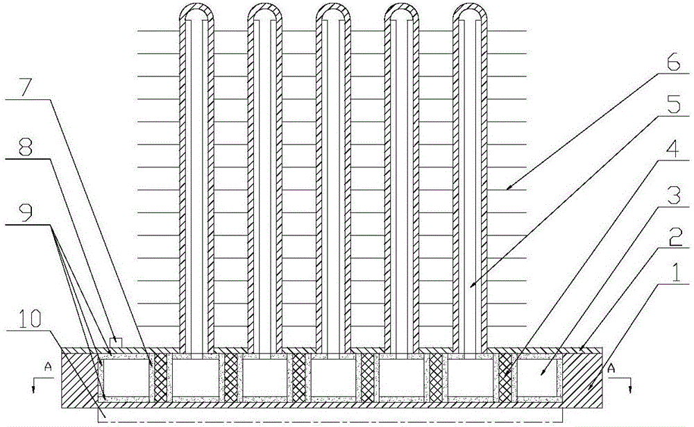 Composite wick type special-shaped heat pipe radiator