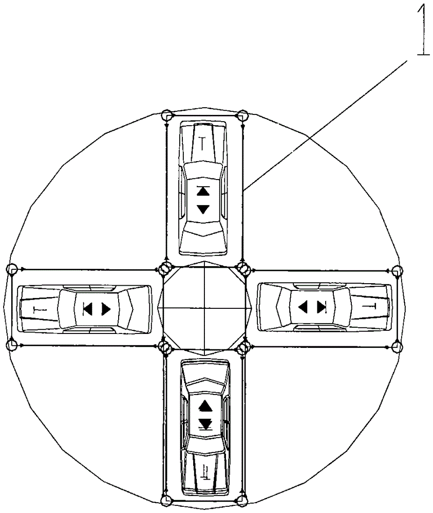 Full-automatic intelligent parking tower garage