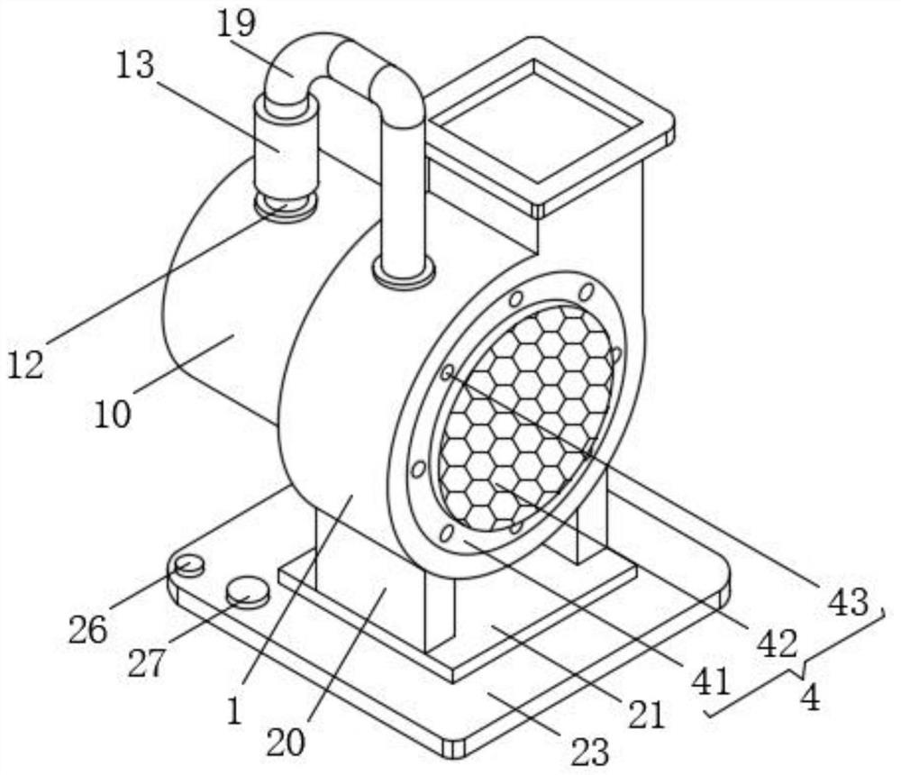 Cooling device for numerical control fan
