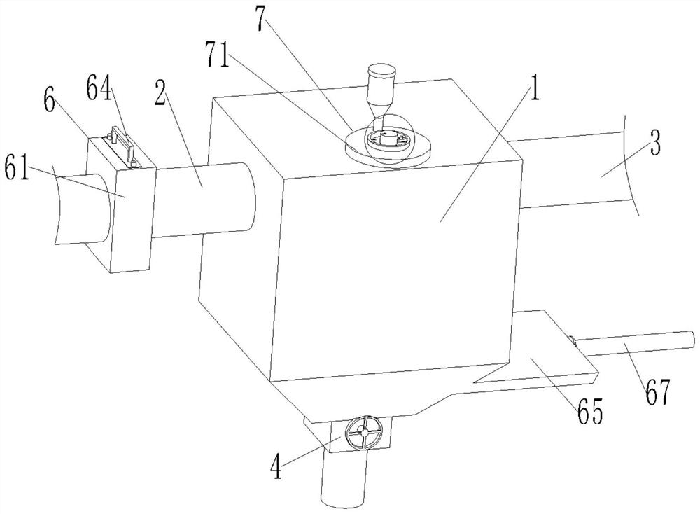 Environment-friendly treatment device for industrial-grade flue gas, and purification method thereof