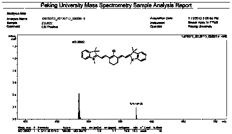 Novel near infrared ratio fluorescence probe for detecting hydrogen peroxide as well as preparation method and application of probe