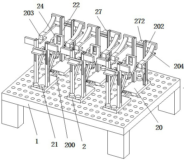 Improved welding working platform for petroleum accessory machining