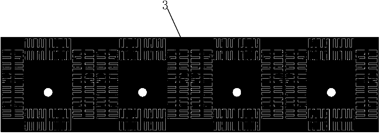 Microstrip array antenna with low radar cross section