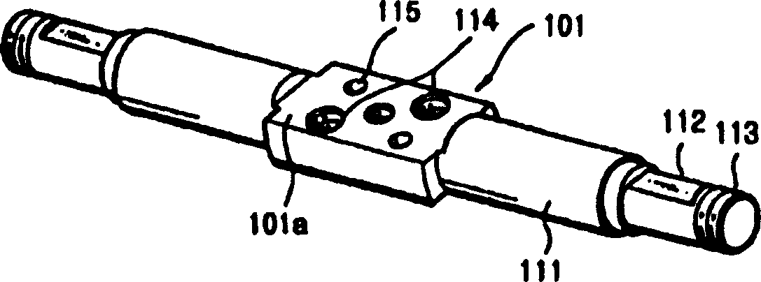 Articulated mounting using draper type friction part