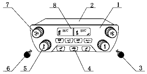 Automatic air conditioner control device for hybrid electric vehicle