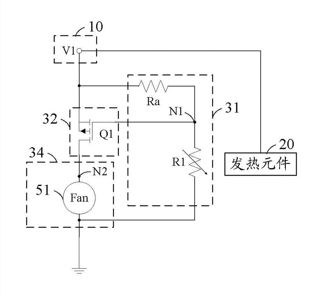 Heat radiating circuit and electronic device comprising heat radiating circuit